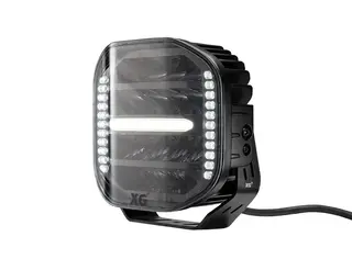 XG Curve 9 LED Driving Light Sort - Med varsellys. 18400 Lumen