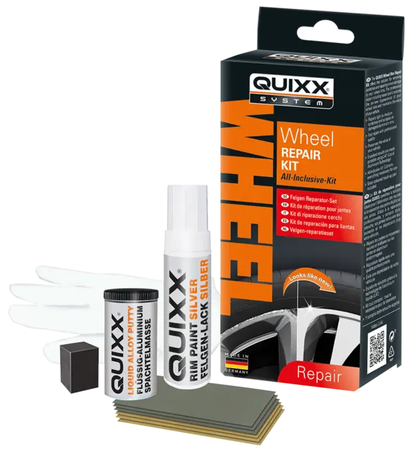 Quixx Wheel Repair kit Sort Reparasjonssett for felger 