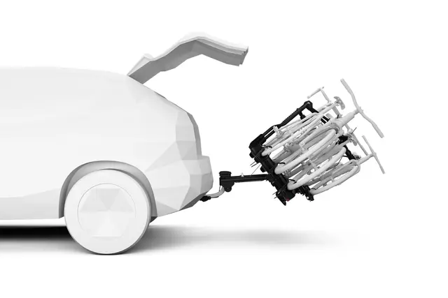 Thule EasyFold 3 sykkelstativ og plattform til 3 sykler 