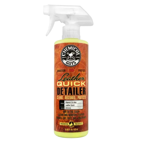 Chemical Guys Leather Quick Detailer Rense lett og beskytter skinn, 473ml