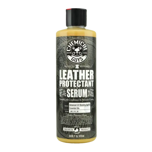 Chemical Guys Leather Serum Skinnkrem mot mirsfarging, 473ml 