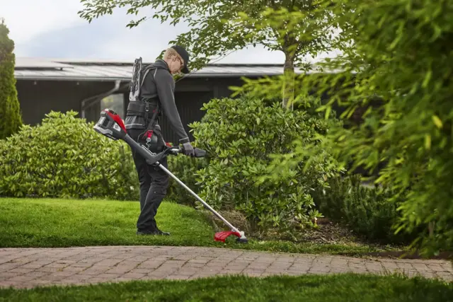 Cramer Optimus TB20H gresstrimmer Råsterk batteridrevet ryddesag og gresst 