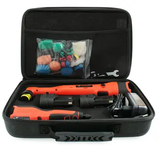 Turisimo Gemini Mini Poleringsmaskin 2 maskiner i sett - batteri inkl