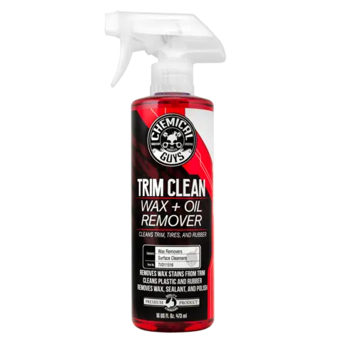 Chemical Guys Trim Wax and Oil Remover Fjerner polishrester p&#229; plast, 473ml
