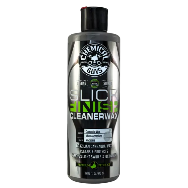 Chemical Guys Slick Finish Cleaner Wax 1-steg polish med voks- 473ml 