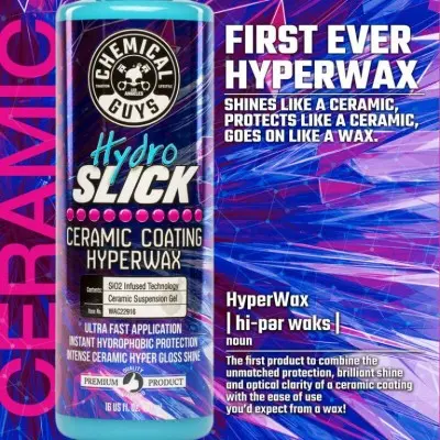 Chemical Guys HydroSlick Ceramic Coating HyperWax, 473m 