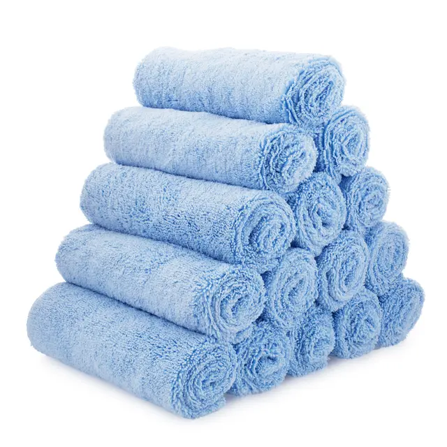 15 pk. Mikrofiberklut Softplush Edgeless Ekstra myk, dobbeltsidig uten søm 