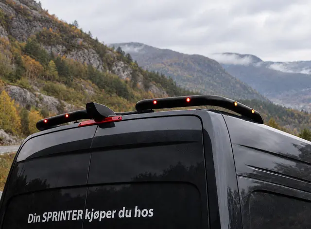 Antec® Sort Takbøylepakke med lys Til MB Sprinter 2018- 