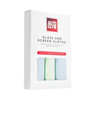 Autoglym Glass &amp; Screen Cloths 3 pk. Rengj&#248;r Skjermer og Glass Lofritt