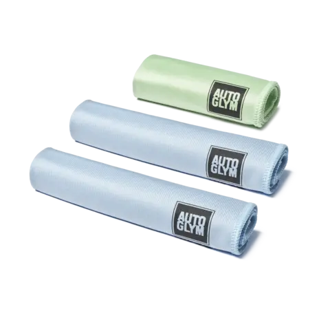 Autoglym Glass &amp; Screen Cloths 3 pk. Rengj&#248;r Skjermer og Glass Lofritt