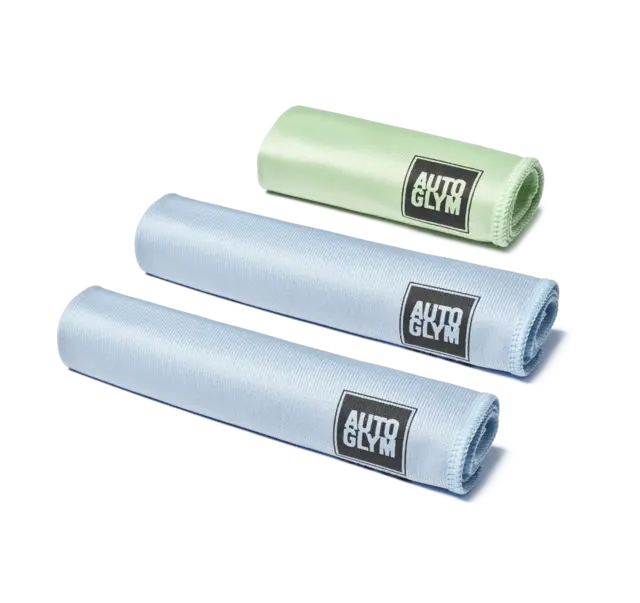 Autoglym Glass & Screen Cloths 3 pk. Rengjør Skjermer og Glass Lofritt 
