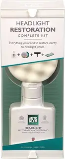 Autoglym Headlight Restoration Kit Komplett renoveringskit til frontlykter