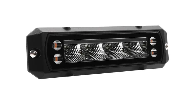 BRT Dual Slim 30 LED m/varsellys Godkjent som ryggelys 2700Lm. 164x61x41m 