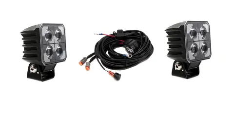 BRT Edgeless 40 LED Komplett pakke med 2 stk. kabelsett