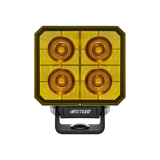 BRT Edgeless 40 LED Gult glass 3400 Lumen. B75 x H103 x D55mm 