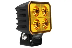 BRT Edgeless 40 LED Gult glass 3400 Lumen. B75 x H103 x D55mm