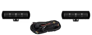 BRT Slim Black 30 LED - Pakke 2 stk. med kabelsett