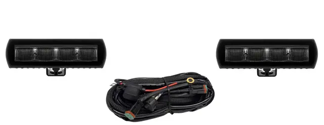 BRT Slim Black 30 LED - Pakke 2 stk. med kabelsett 