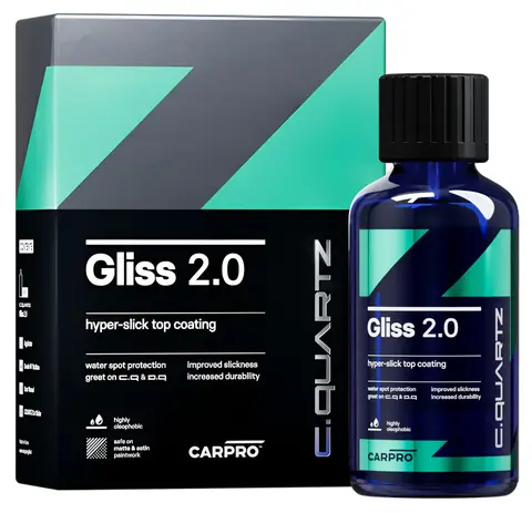 Carpro GLISS 2.0 Topcoat 50 ml Top coating med økt glans