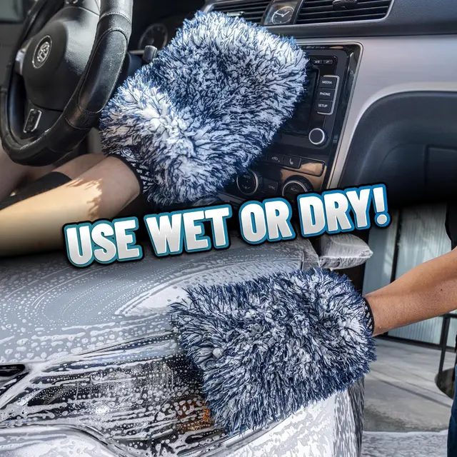 Chemical Guys The Dually Wash Mitt Skånsom vaskehanske i mikrofiber 