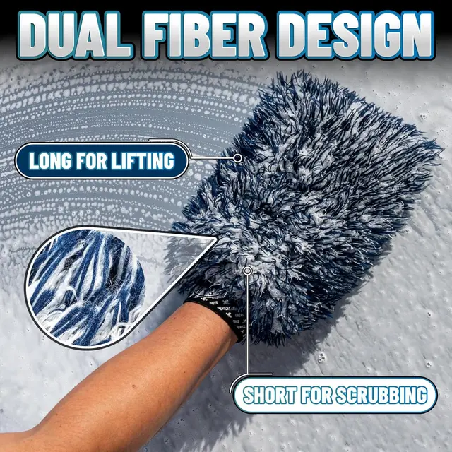 Chemical Guys The Dually Wash Mitt Skånsom vaskehanske i mikrofiber 