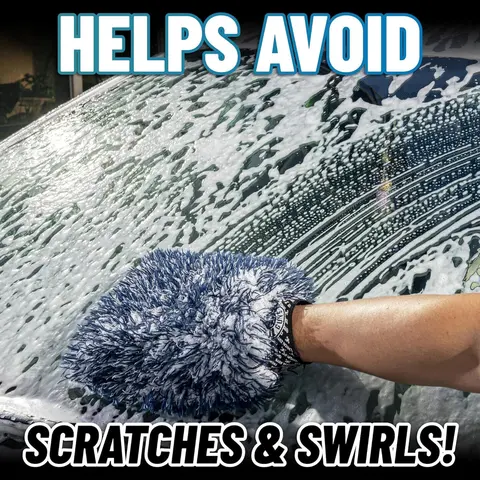 Chemical Guys The Dually Wash Mitt Sk&#229;nsom vaskehanske i mikrofiber