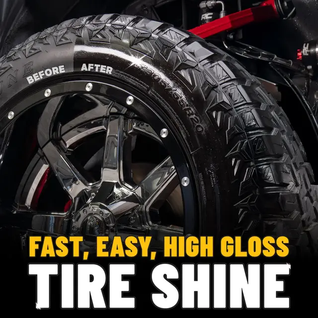 Chemical Guys Shinelogic Tire Shine Gir høy glans på dekksider, 592ml 