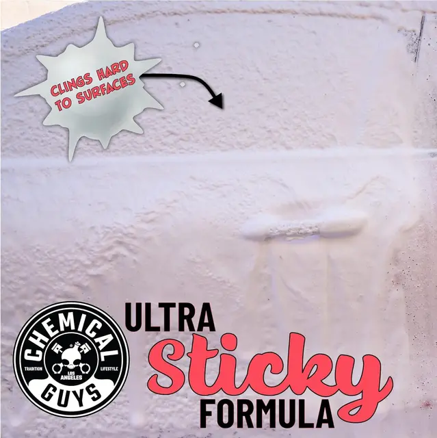 Chemical Guys Sticky Snowball Ultra skummende bilsjampo, 3,7L 