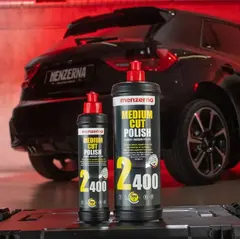 Menzerna Medium Cut Polish 2400, 250ml Medium cut polish for moderat lakkslitas