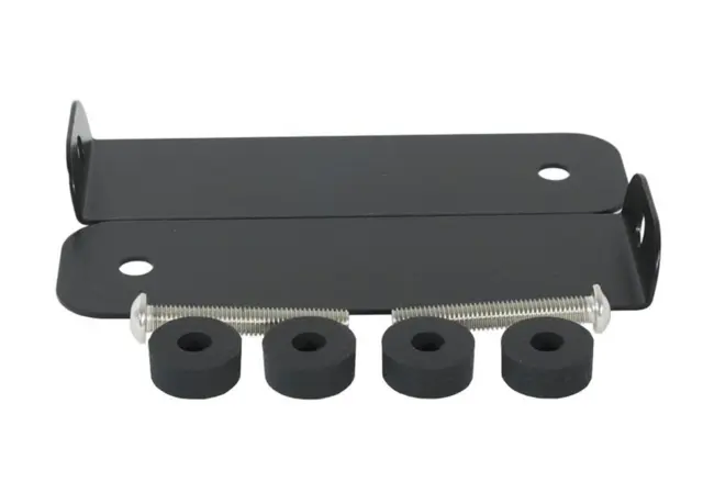 Fix-point braketter varselbjelke Sort Universal 