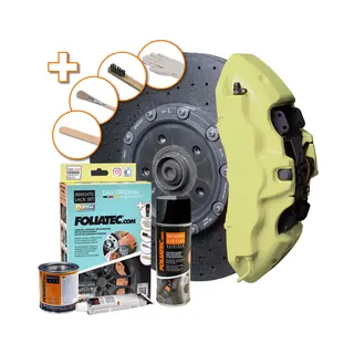 Foliatec Brake Caliper Lacquer Set Creamy vanilla - 3 components