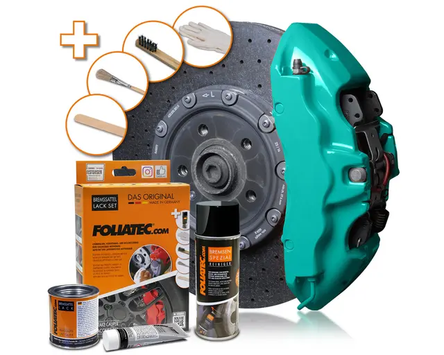 Foliatec Brake Caliper Lacquer Set Ocean turqoise - 3 components 