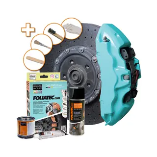 Foliatec Brake Caliper Lacquer Set Pepper mint - 3 components