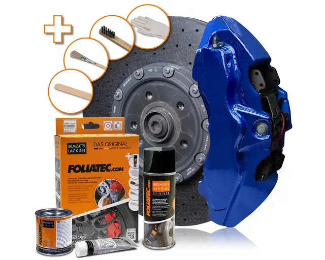 Foliatec Brake Caliper Lacquer Set Performance blue metallic 