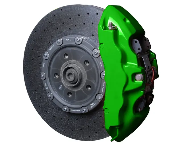 Foliatec Brake Caliper Lacquer Set Power green - 3 components 