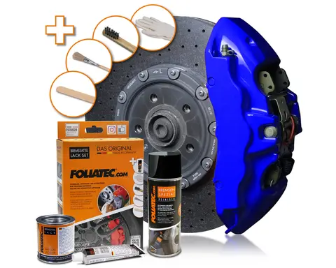 Foliatec Brake Caliper Lacquer Set RS blue - 3 components