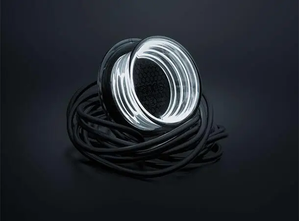 FOR9T GEO HVIT Markeringslys 10-40V 2,5M kabel 