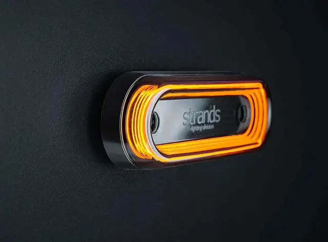 For9t Gravity Markeringslys Orange L:115 D:23,2 H:41MM 