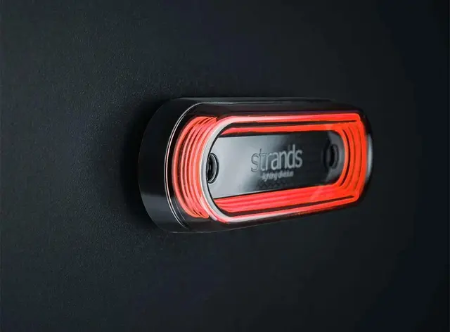 For9t Gravity Markeringslys Rød L:115 D:23,2 H:41MM 