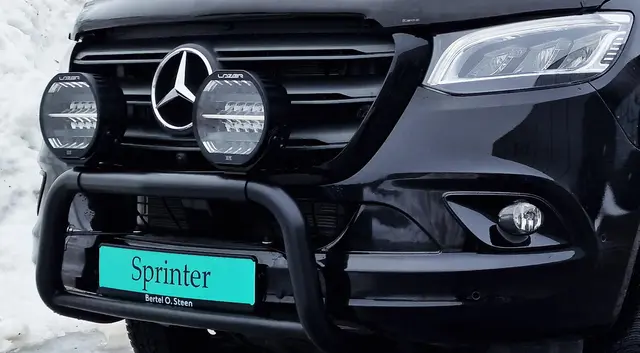 Frontbøyle med Lazer Sentinel 9 ELITE Mercedes Sprinter W907 2018+ 