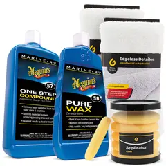 Meguiars Båtpleiepakke Komplett båtpleiepakke til båtpussen