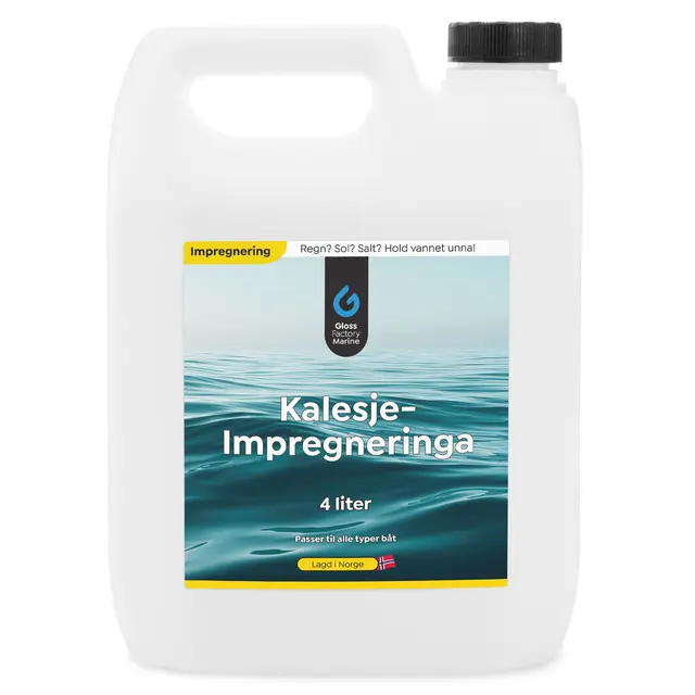 Gloss Factory Kalesje-Impregneringa 4L Silikonbasert impregneringsmiddel 