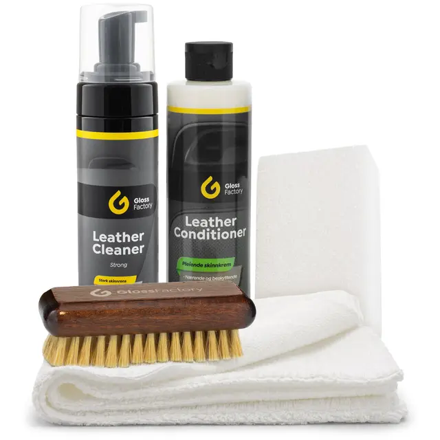 Gloss Factory Leather Care Kit Strong Kraftig og komplett skinnpleie 