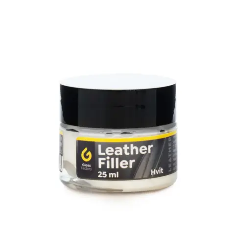 Gloss Factory Leather Filler - hvit Hvit reparasjonsmasse for skinn - 25ml