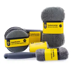 Gloss Factory Mikrofiber Kit Komplett mikrofiber kit i 9 deler