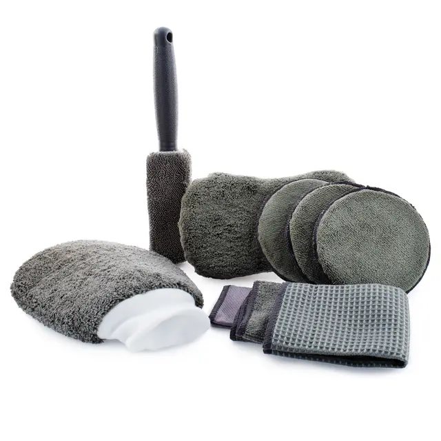 Gloss Factory Mikrofiber Kit Komplett mikrofiber kit i 9 deler 