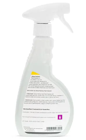 Gloss Factory Pad Cleaner 0,5L Rens for poleringsputer