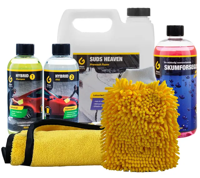 Bobil og Caravanpakka vask stor Vask og beskyttelse - alt i en pakke 