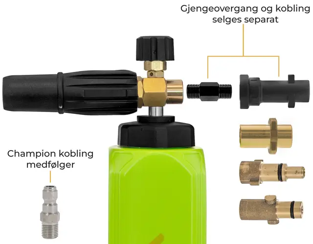 Gloss Factory Skumkanon Skumkanon for påføring av skumsåper 