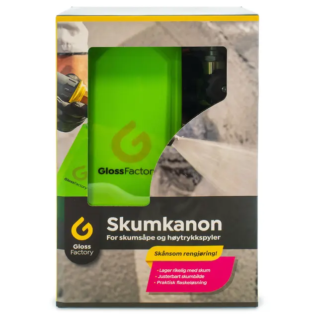Gloss Factory Skumkanon Skumkanon for påføring av skumsåper 